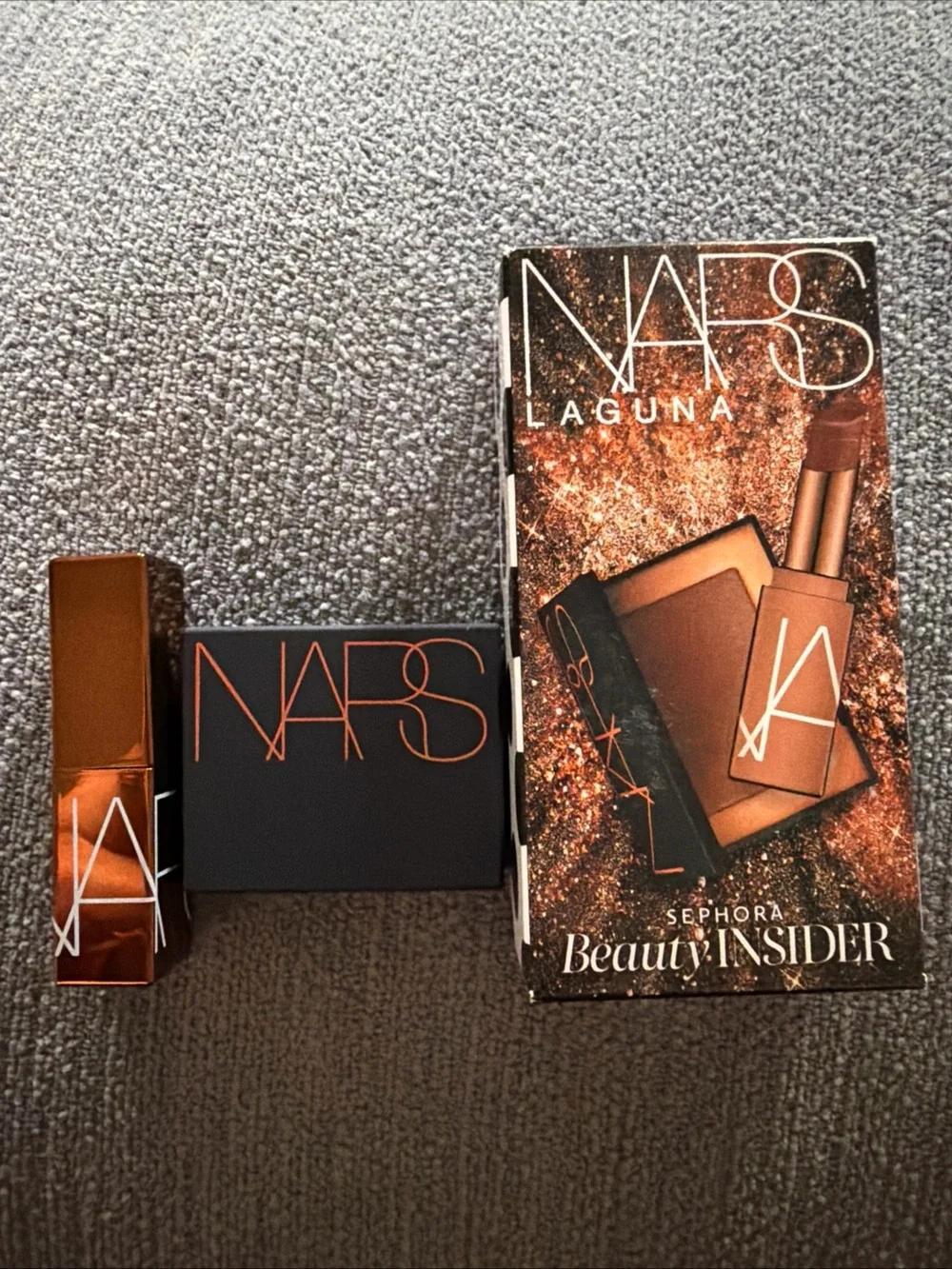 NARS Laguna Bronze Lipstick & Bronzer Duo - Warm Bronze